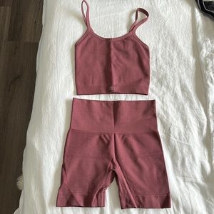 set active sport cami & bike shorts